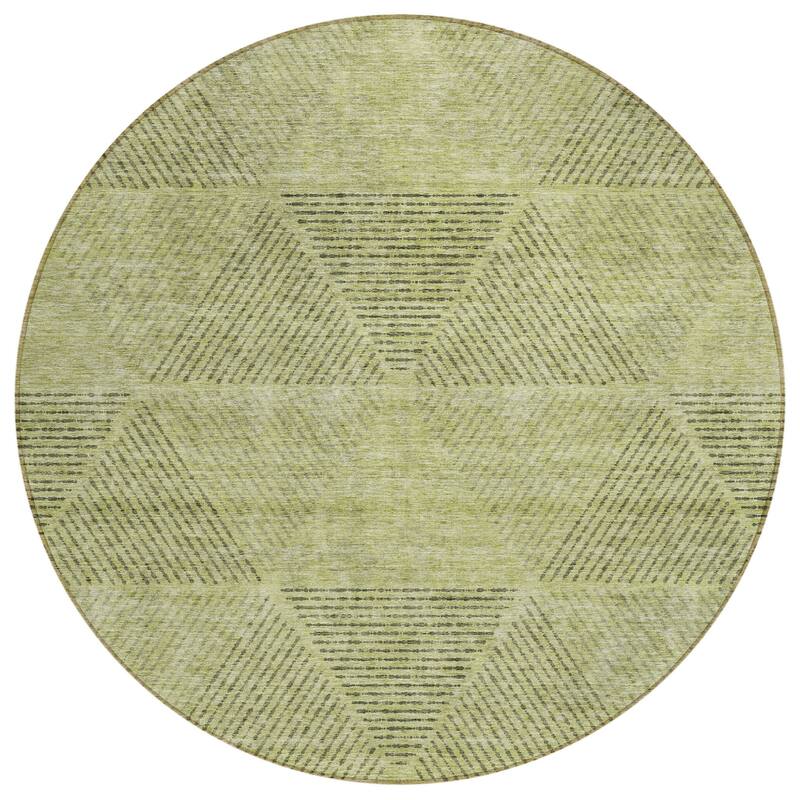 HomeRoots Geometric Transitional Rectangle Outdoor Rug