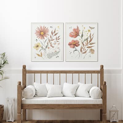 Paragon Full Bloom I Framed Art - Set of 2