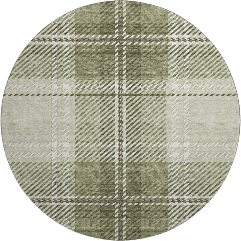 Premium Washable Super Soft Plaid Mayfield Rug