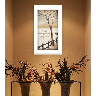 TrendyDecor4U Farmhouse "Family" Framed Print Wall Art by Kendra Baird ...