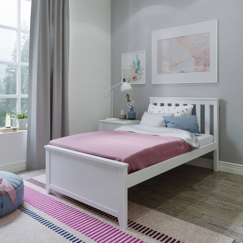 Plank and Beam Twin Size Platform Bed