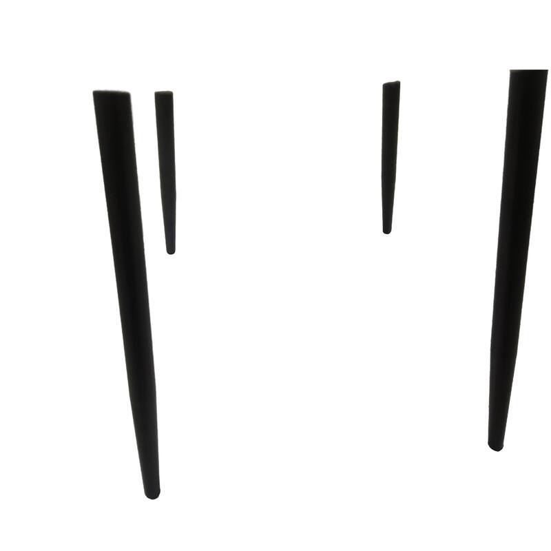 Dining Chairs Set of 4 with Metal Legs