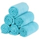 preview thumbnail 9 of 32, 6-pack Cabana Striped Beach Towel Bath Towel Aqua
