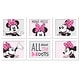 preview thumbnail 3 of 3, Lambs & Ivy Disney Baby Minnie Mouse Unframed Nursery/Child Wall Art