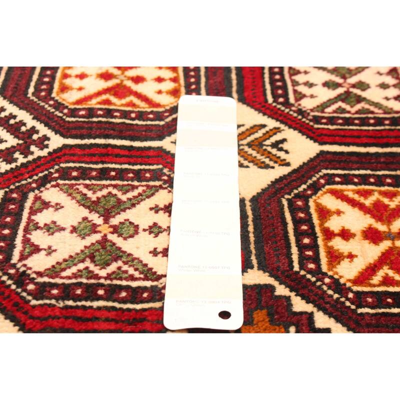 ECARPETGALLERY Hand-knotted Teimani Cream Wool Rug - 3'7 x 5'9