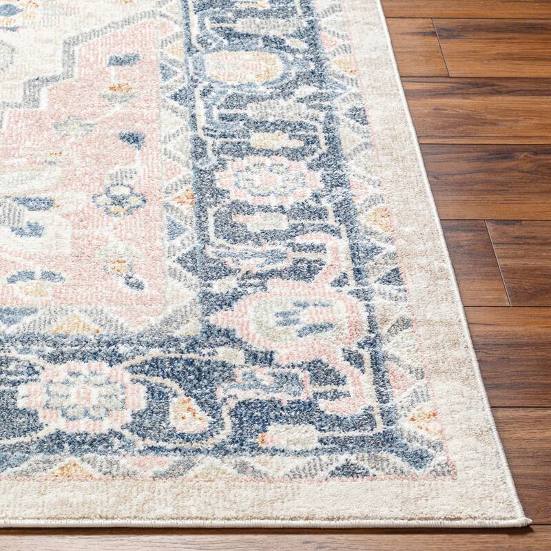 Livabliss Santana Traditional Machine Washable Area Rug