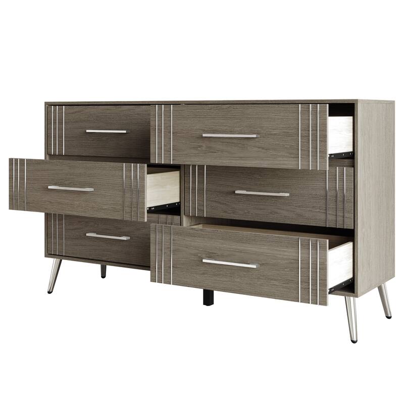 Clayfell Carbajal 6 Drawer Dresser