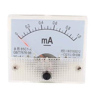 85C1 Analog Amperemeter DC 0-100MA - Zeiger-Strommessgerät Für Elektroinstallation