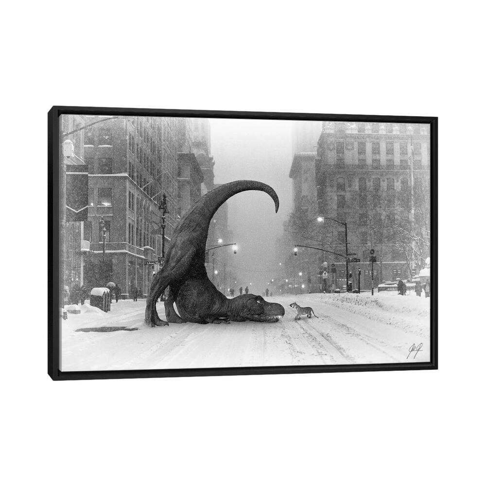 iCanvas "Wanna Play II" by Kathrin Federer Framed Canvas Print