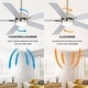 preview thumbnail 152 of 173, 42/48/52/56/62-IN LED Ceiling Fan with Light Kit and Remote(5/7-Blade)