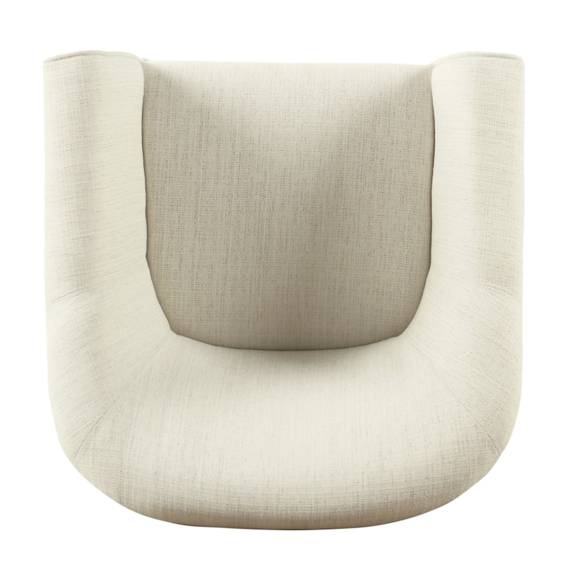 Porch & Den Kingswell Natural Textured Barrel Accent Chair