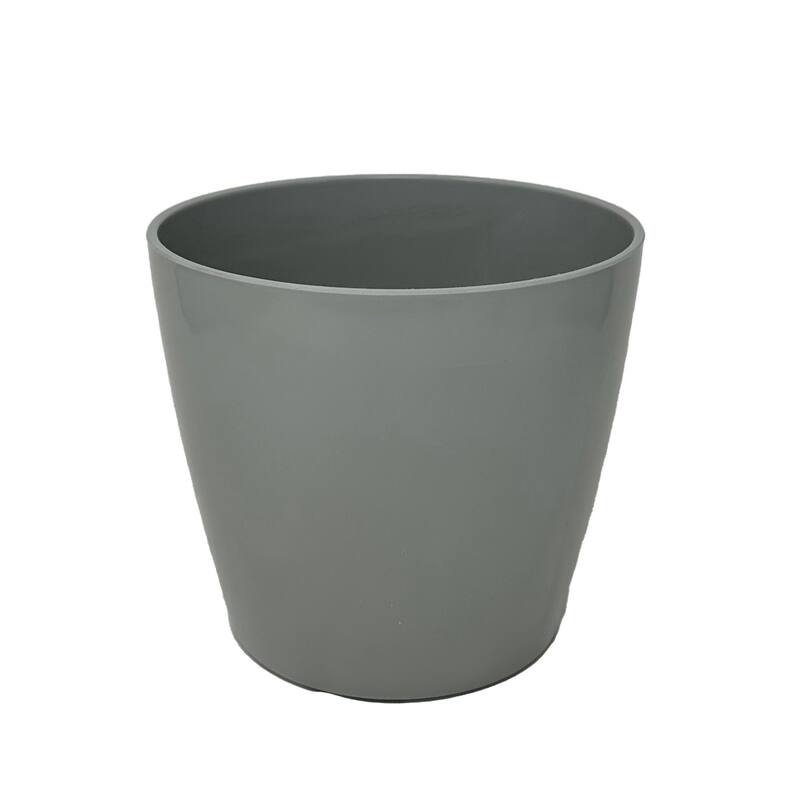 7" Round Self-Watering Indoor/Outdoor Bamboo Pots