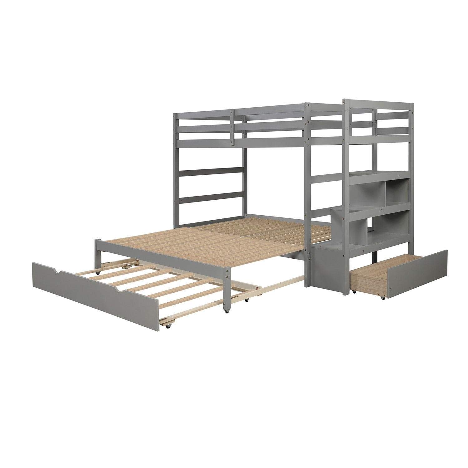 Twin over king bunk bed cheap