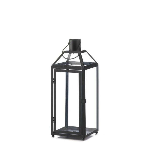 Retro Midtown Medium Black Lantern
