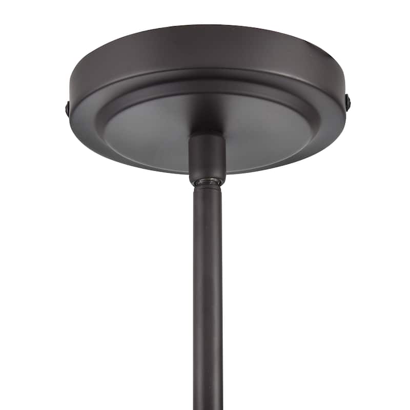 Boman 23-inch Wide 3-Light Chandelier in Matte Black