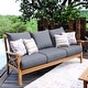preview thumbnail 33 of 38, Lowell 5-piece Teak Wood Patio Conversation Set by Havenside Home