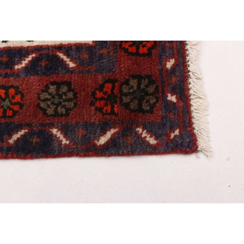 ECARPETGALLERY Hand-knotted Andelz Red Wool Rug - 3'4 x 4'9