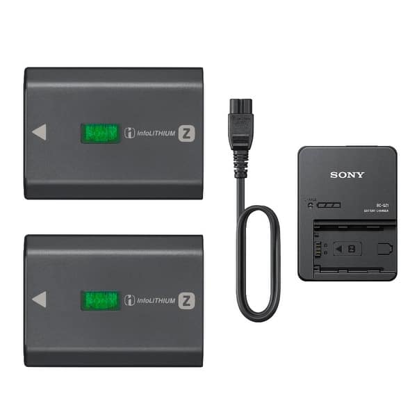 Sony Z Series Np Fz100 Rechargeable Battery Pack 2 Pack And Charger Overstock