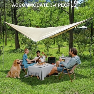 Portable Lightweight Camping Tent Tarp Waterproof Hammock Rain Fly