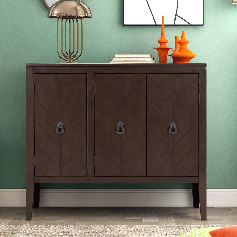 3-Door Sideboard with Adjustable Shelf