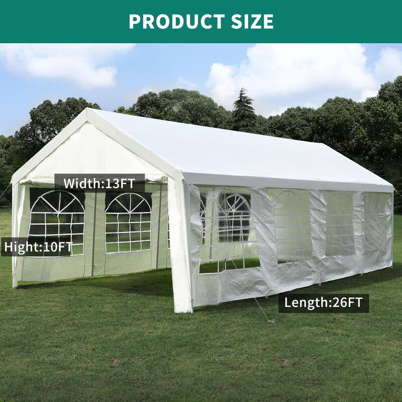 Outdoor Metal White Party Tent with Windows