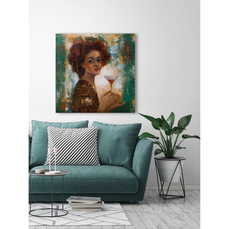 Golden Days Print on Wrapped Canvas