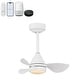 preview thumbnail 6 of 25, JONATHAN Y 22" Smart LED Ceiling Fan, 6-Speed, Dimmable, App & Remote Control White