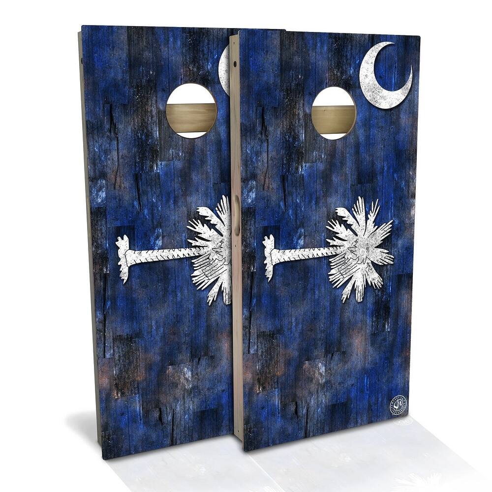 South Carolina Flag Outdoor Cornhole Board Set