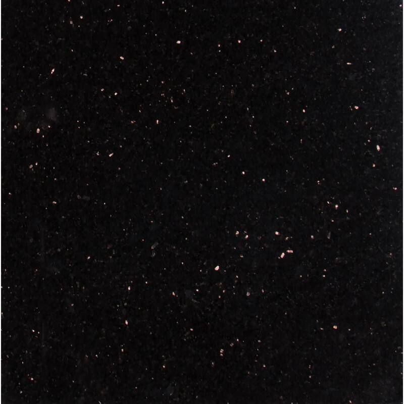 Ackland AKTGT12X12P-CA 12" x 12" Granite Terrazzo Floor and Wall Tile - Black Galaxy