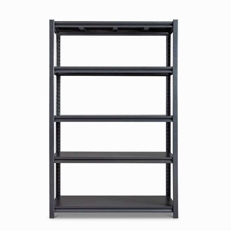 78" H 5-Tier Adjustable Garage Shelves Heavy Duty Storage Unit