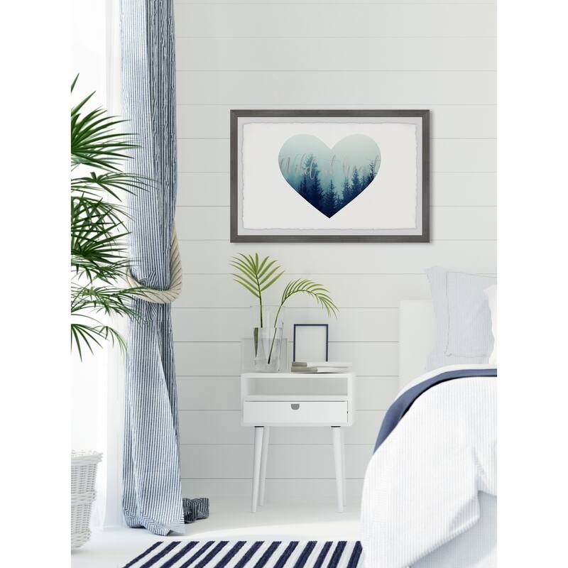 Wild at Heart II Framed Wall Art, Elegant Home Touch - Sophisticated Artwork for Refined Décor