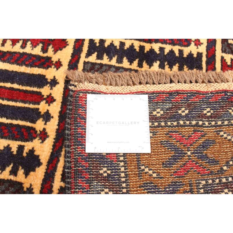 ECARPETGALLERY Hand-knotted Teimani Beige Wool Rug - 2'9 x 4'5