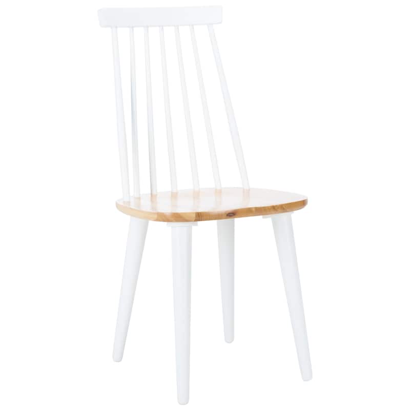 SAFAVIEH Gwennaelle Spindle Back Side Chair (Set of 2) - 17.3" W x 20.7" L x 36" H - 17"Wx21"Dx36"H