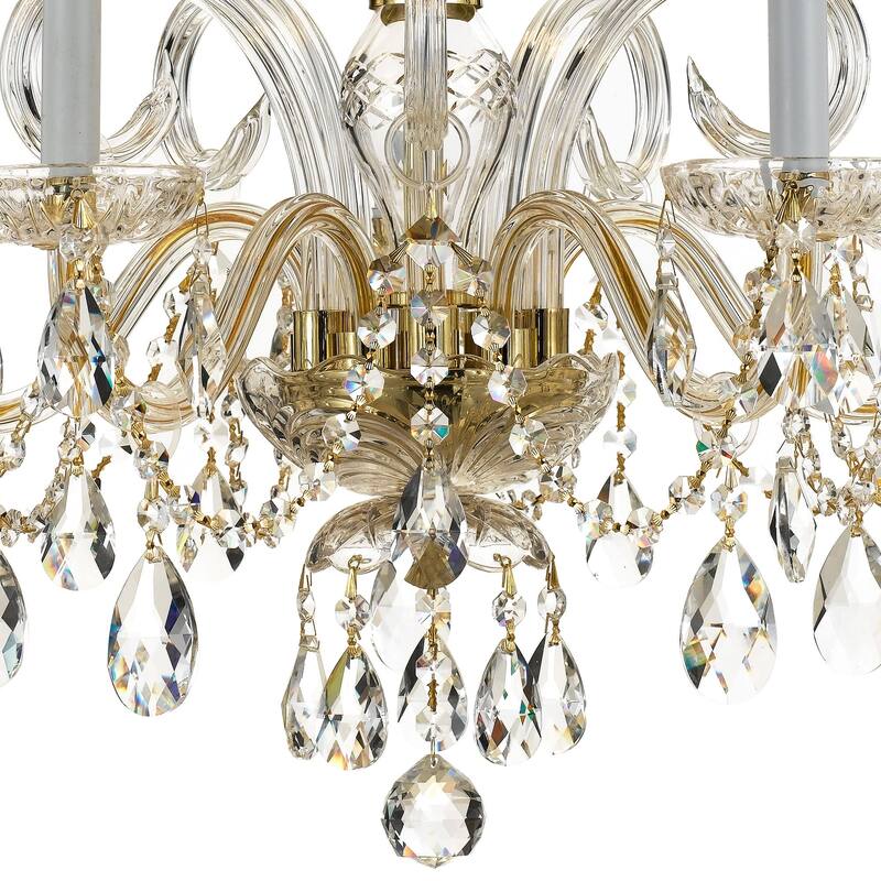 Crystorama Lighting Group Traditional Crystal 5 Light 22" Wide