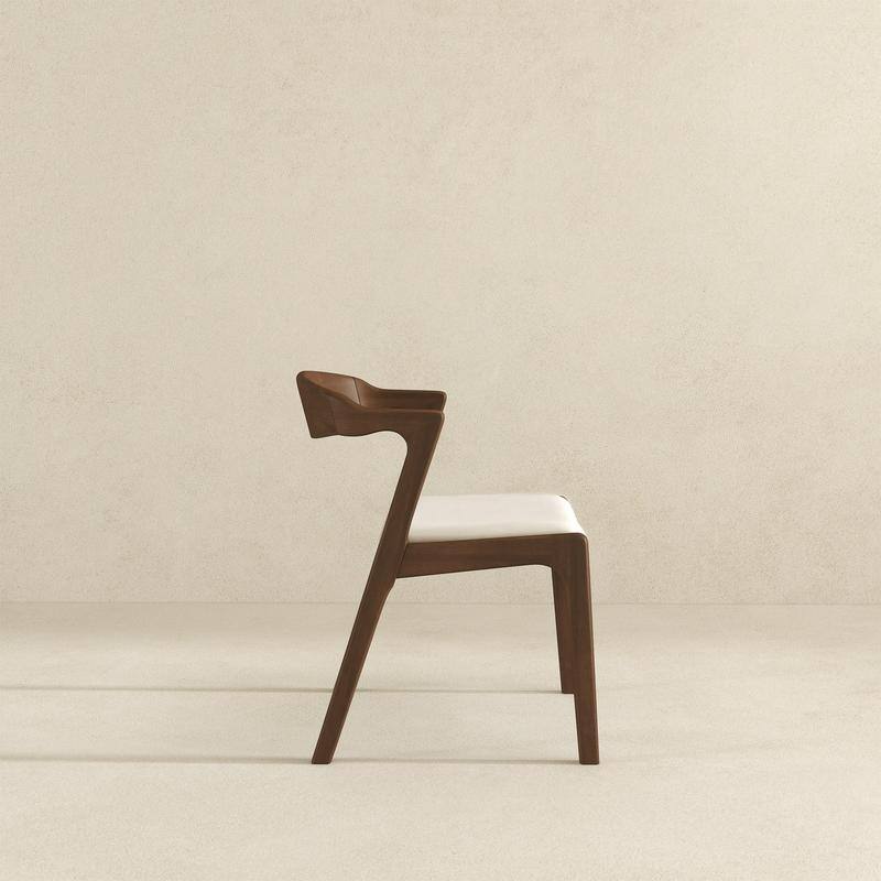 Spruce & Spring Modern Upholstered Dining Chairs Set with Solid Wood Frame Kitchen Side Chairs