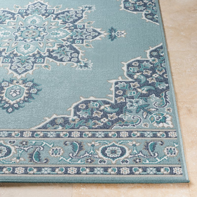 Livabliss Cesare Medallion Indoor/ Outdoor Area Rug