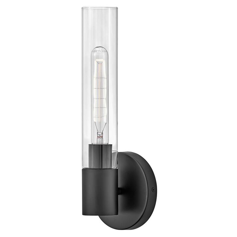 Lark 85400 Shea 15" Tall Vertical Bathroom Sconce - Black