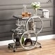 preview thumbnail 1 of 28, Metal Bar Cart Silver Bar Carts for the Home