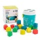 preview thumbnail 1 of 1, Miniland Feel to Learn, Shape Sorting Bucket, Turquoise Turquoise - Kids