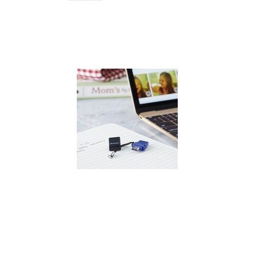 99154 Verbatim 32GB Store /'n/' Go Dual USB Flash Drive for USB-C Devices Blue