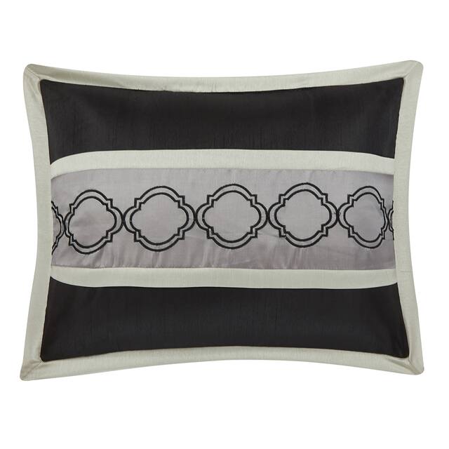Grand Avenue Daniella 7-Piece Modern Geometric Comforter Set