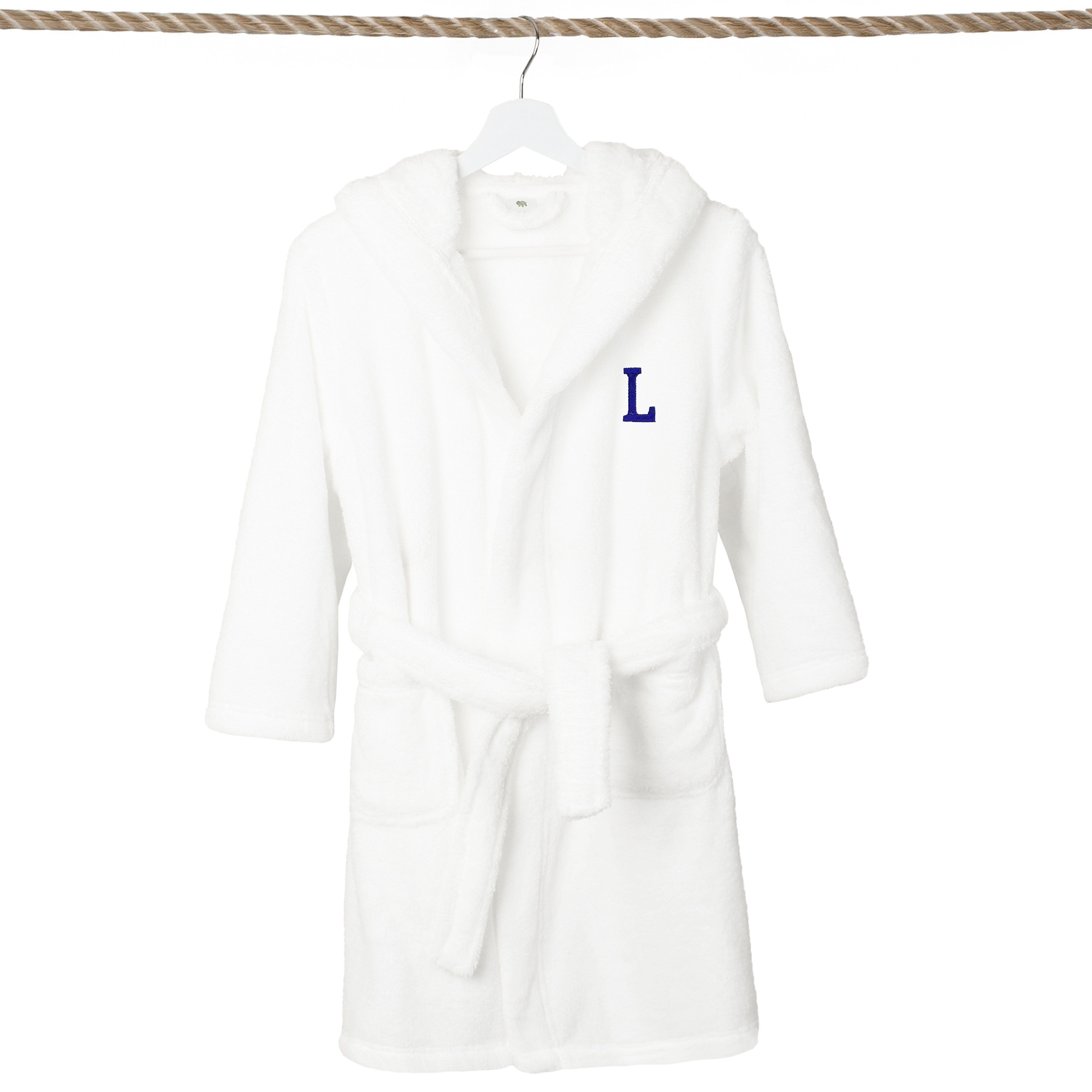 Sweet Kids 100% Polyester SUPER PLUSH Double Brushed Hooded Bathrobe with Navy - Picture 63 of 392