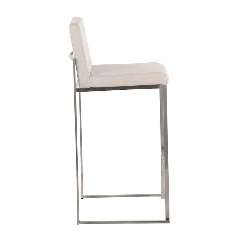 Silver Orchid Forrest High Back Bar Stool - Set of 2