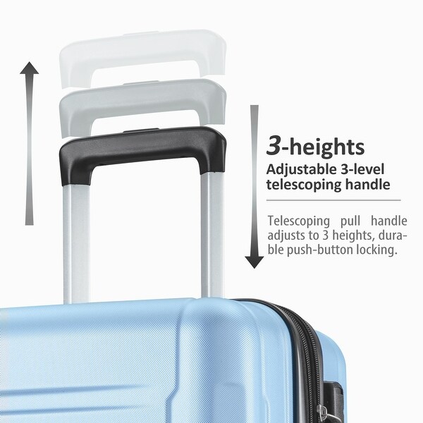 Luggage Sets 2 Piece Suitcase Set 20/24, Carry on Luggage Airline