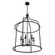 preview thumbnail 8 of 9, Savoy House 3-7388-6 Brookstone 6 Light 26" Wide Taper Candle Pendant