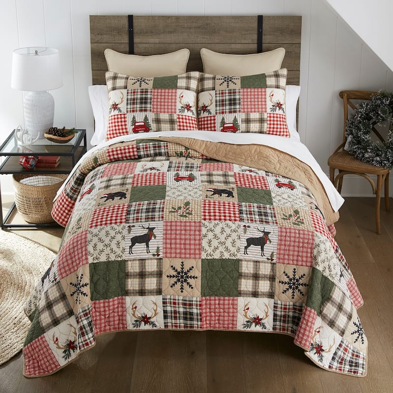 Your Lifestyle by Donna Sharp Holly Forest Cotton Quilted Bedding Collection