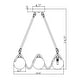 preview thumbnail 14 of 12, Willow 20 Inch Modern Glass Globe Pendant Chandelier 3-Light