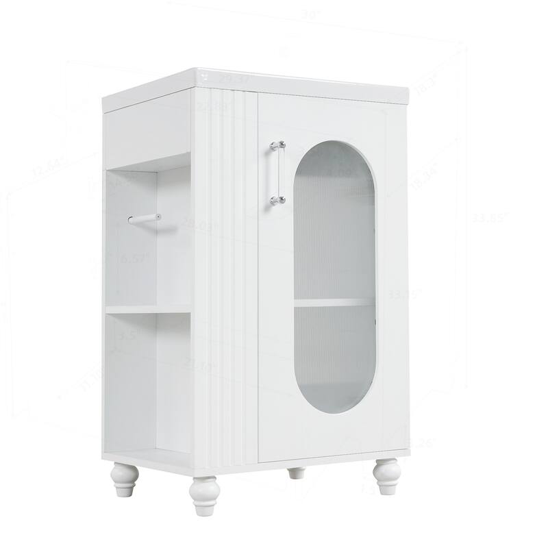 Versatile Bathroom Vanity with Multiple Storage Options