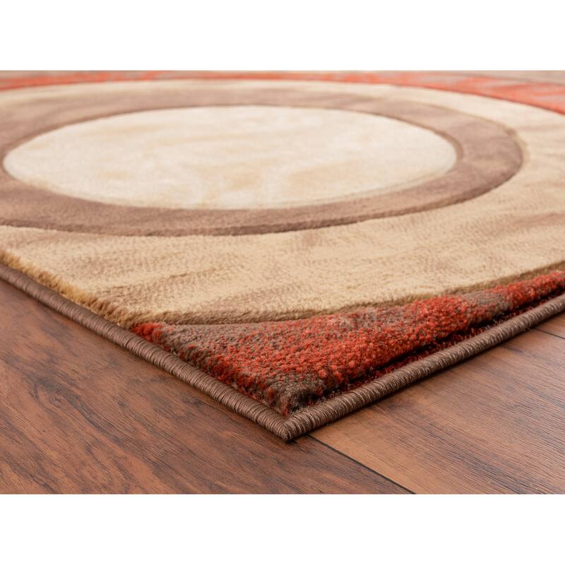 Orelsi Collection Abstract Area Rug
