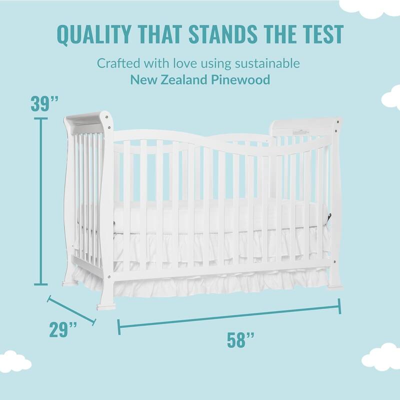 Dream on Me Violet 7-in-1 Convertible Life Style Crib